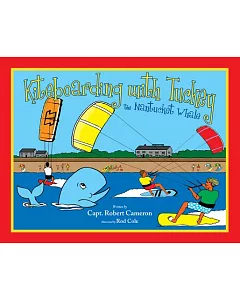 Kiteboarding With Tuckey the Nantucket Whale
