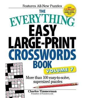 The Everything Easy Large-Print Crosswords Book: More than 100 easy-to-solve, supersized puzzles