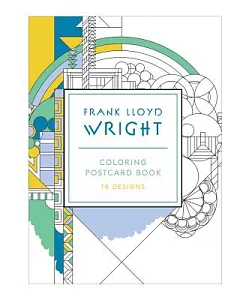 frank Lloyd Wright Coloring Postcards