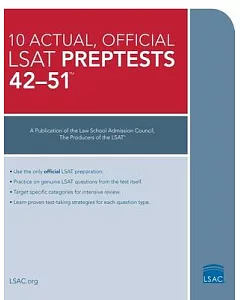 10 Actual, Official LSAT Preptests 42-51