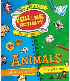 Animals: Stickers, Counters and Games to Play With a Friend