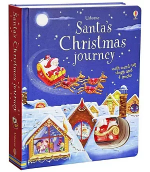 Santa’s Christmas Journey with Wind-Up Sleigh