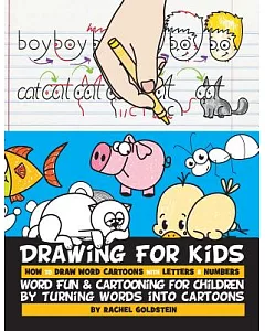 How to Draw Word Cartoons With Letters & Numbers