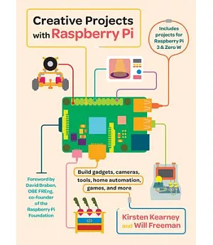 Creative Projects With Raspberry Pi: Build Gadgets, Cameras, Tools, Home Automation, Games, and More