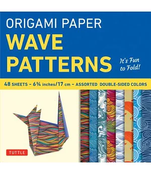 Origami Paper Wave Patterns: 48 Sheets