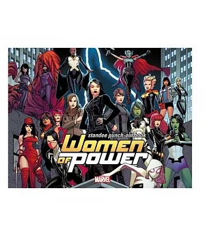 Heroes of Power: The Women of Marvel Standee Punch-Out Book