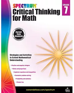 Spectrum Critical Thinking for Math, Grade 7