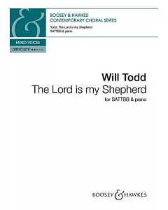 The Lord Is My Shepherd: SATTBB & Piano: Mixed Voices, Difficult