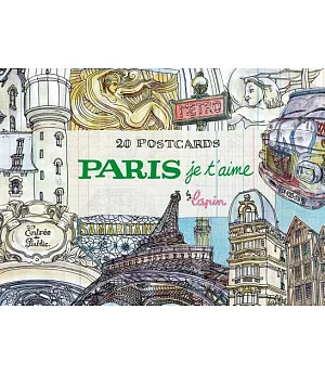 Paris, Je T’aime: 20 Postcards Book