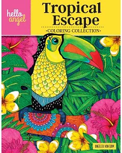 Hello Angel Tropical Escape Coloring Collection