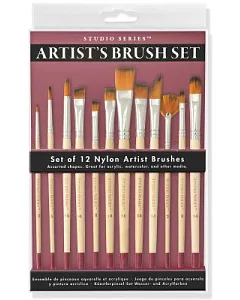 Studio Series Artist’s Brush Set: 12 Professional-Quality Brushes