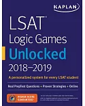 Kaplan LSAT Logic Games Unlocked 2018-2019