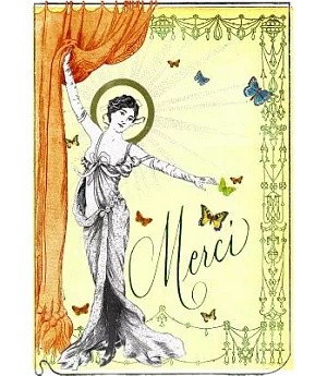 Merci Greeting Cards: Greeting: Merci - Blank Inside, Package of 6