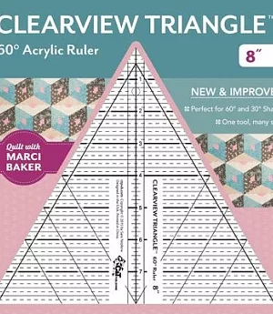 Clearview Triangle 60-degree Acrylic Ruler