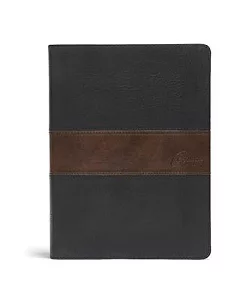 Spurgeon Study Bible: Christian Standard Bible, Black / Brown Leathertouch