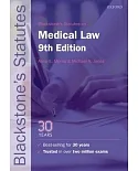 Blackstone’s Statutes on Medical Law