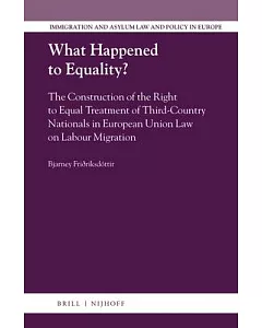 What Happened to Equality?: The Construction of the Right to Equal Treatment of Third-country Nationals in European Union Law on