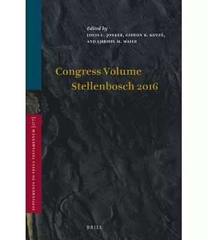 Congress Volume Stellenbosch 2016