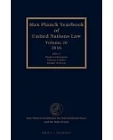 Max Planck Yearbook of United Nations Law 2016