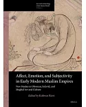 Affect, Emotion, and Subjectivity in Early Modern Muslim Empires: New Studies in Ottoman, Safavid, and Mughal Art and Culture