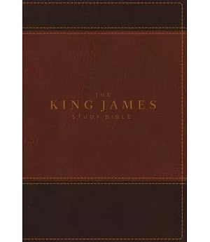 The King James Study Bible: King James Study Bible, Brown Leathersoft, Full Color Edition