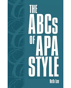 The Abcs of Apa Style