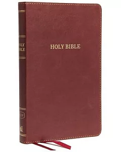 Holy Bible: King James Version, Burgundy, Leathersoft, Thinline, Red Letter Edition