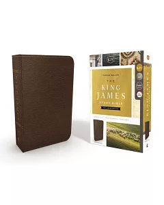 The King James Study Bible: King James Study Bible, Brown, Bonded Leather, Full-Color Edition
