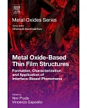 Metal Oxide-based Thin Film Structures: Formation, Characterization and Application of Interface-based Phenomena