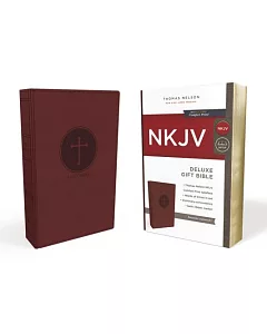 Holy Bible: New King James Version, Burgundy Leathersoft: Red Letter Edition