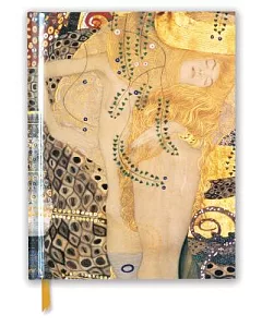 Gustav Klimt Blank Sketch Book: Water Serpents