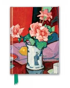 Ngs - Samuel Peploe Foiled Journal: Pink Roses, Chinese Vase