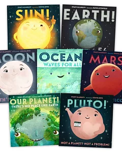 《探索宇宙：星球好朋友》科普繪本套書（7冊） Our Universe (Sun, Earth, Moon, Ocean, Mars, Pluto, Our Planet) Series 7-book paperback pack