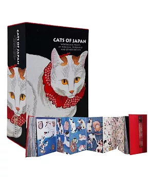 日本江戶貓作品集：手風琴摺頁書Cats of Japan: Woodblock Prints by Hokusai, Hiroshige and Other Artists