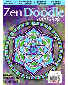 cloth paper Scissors Zen Doodle workshop 冬季號/2016