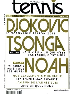 tennis 法國版 第471期 1-2月合併號/2016
