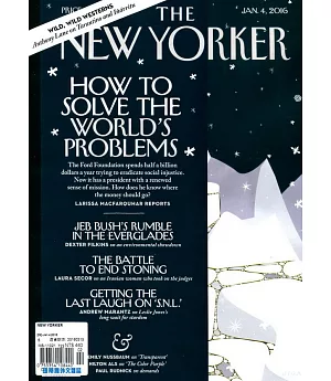 THE NEW YORKER 1月4日/2016
