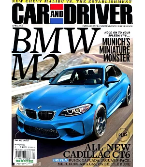 Car and Driver 4月號/2016