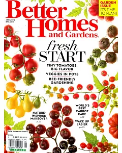 Better Homes and Gardens 4月號/2016