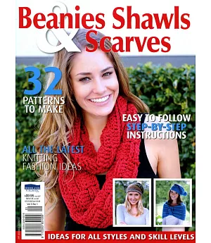 Beanies Shawls & Scarves Vol.3 No.1