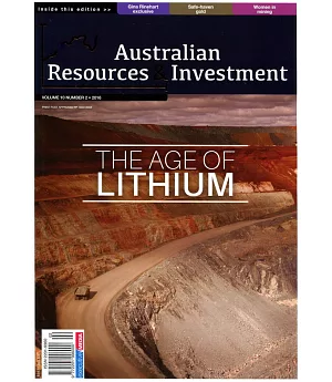 Austrailian Resources & Investment Vol.10 No.2/2016