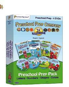 Preschool Prep 幼兒美語基礎DVD4片組