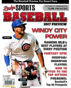Lindy’s Fantasy Baseball 2017 PREVIEW Vol.17/2017