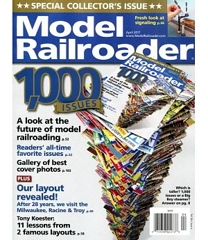 Model Railroader Vol.84 No.4 4月號/2017
