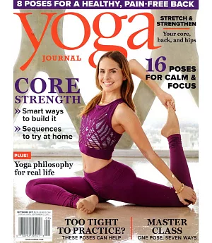 yoga JOURNAL 第294期 9月號/2017