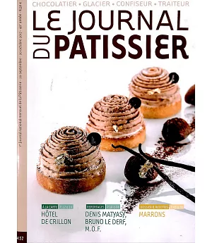 LE JOURNAL DU PATISSIER 第432期 9-10月號/2017