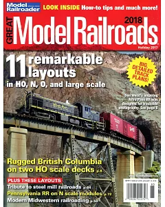 Model Railroader GREAT Model Railroads 2018