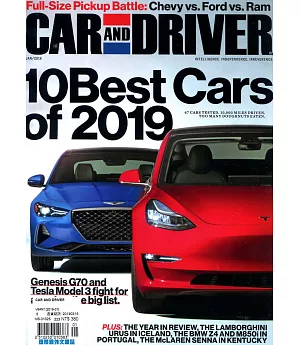 Car and Driver 1月號/2019