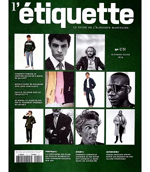 l’etiquette 第1期 秋冬號/2018-19