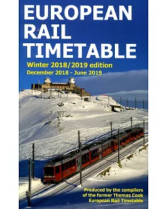 EUROPEAN RAIL TIMETABLE 冬季號/2018-19